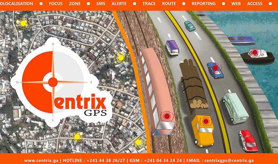 En 2010 – Plateforme CENTRIXGPS ou Système d&rsquo;Information dédiée à la gestion de flottes automobiles par GPS.